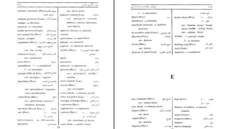 دانلود PDF کتاب فرهنگ اصطلاحات صناعات ادبی محمد طباطبایی