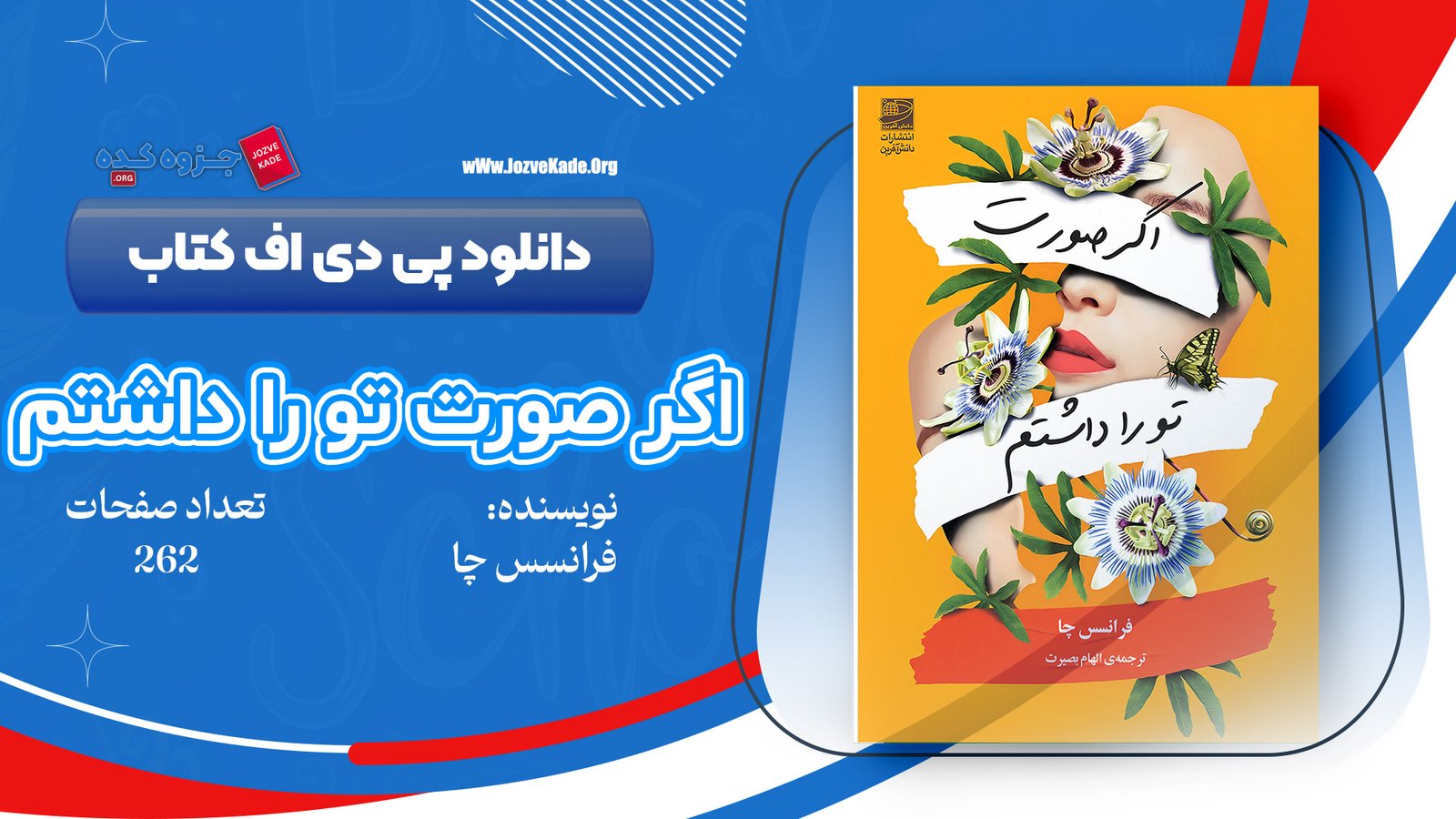 دانلود PDF کتاب اگر صورت تو را داشتم فرانسس چا 